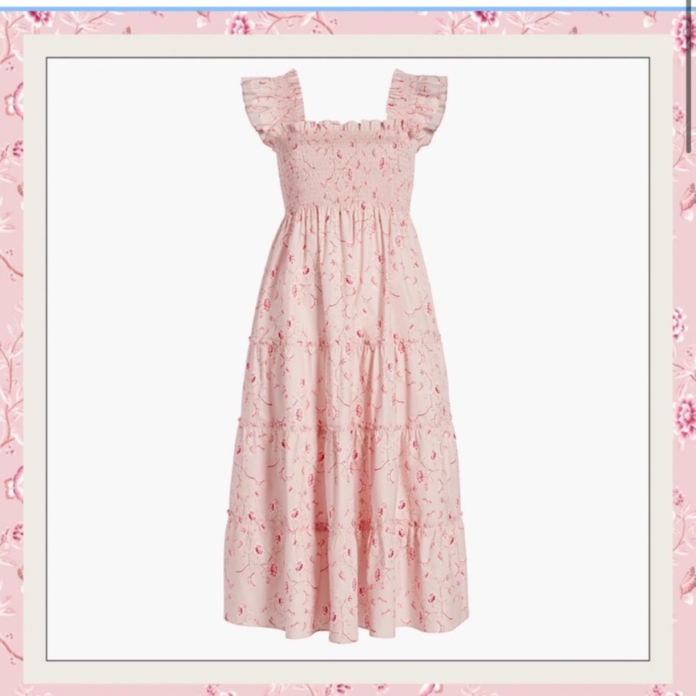 Hill House Pink Floral Dress
